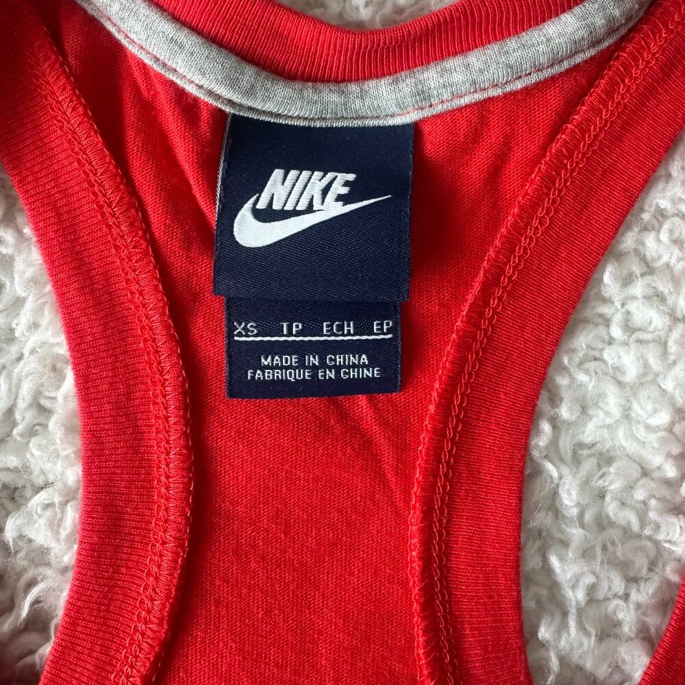 Red Nike Racerback Tank Top - Picture 3 of 3